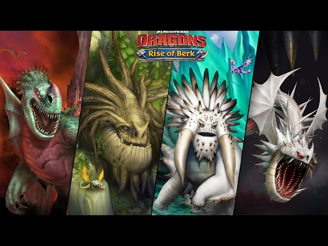 All Legendary Dragons {Green Death,Screaming Death,Bewilderbeast,Foreverwing} Dragons rise of Berk
