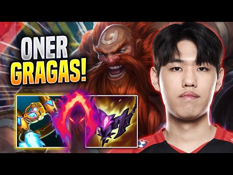 ONER CHILLING WITH GRAGAS! - T1 Oner Plays Gragas JUNGLE vs Rek'sai! | Season 2023