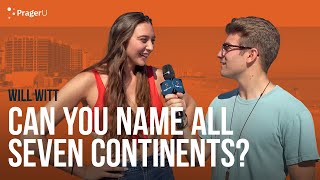 Can You Name All Seven Continents?