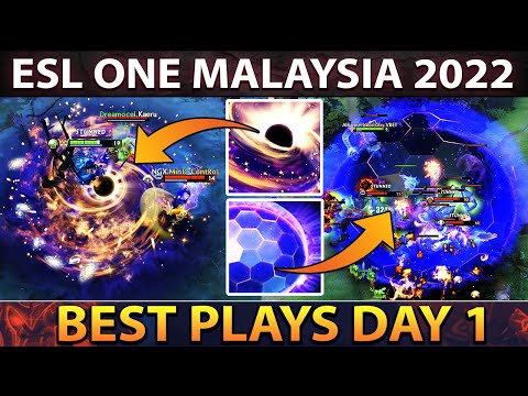 ESL ONE Malaysia 2022 - Dota 2 - Best Plays Day 1 [Group Stage]
