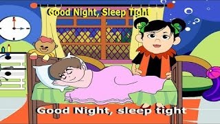 New - Good Night Sleep Tight - Popular English Nursery Rhyme with LYRICS