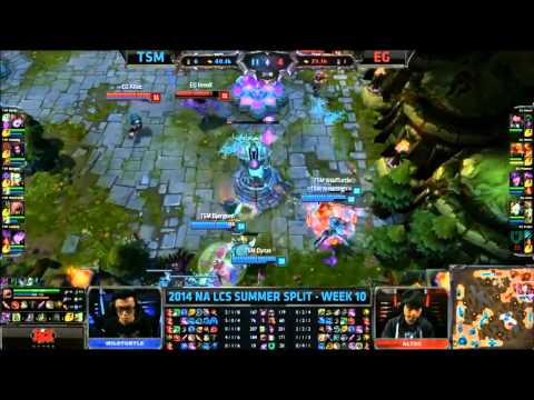 LCS NA Week 10 Day 1 TSM - EG Highlights