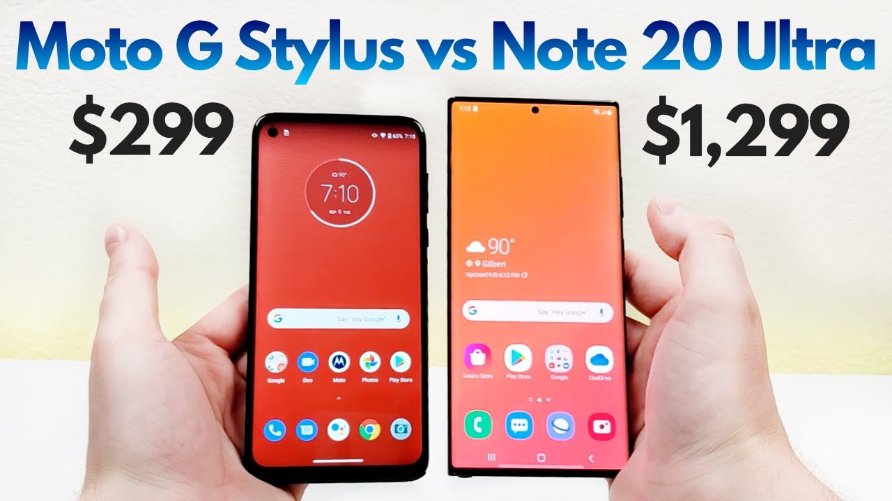 Moto G Stylus vs Samsung Galaxy Note 20 Ultra - Who Will Win?
