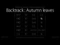 Autumn Leaves Backing Track