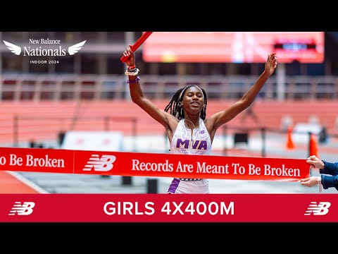Girls 4x400m Relay - New Balance Nationals Indoor 2024