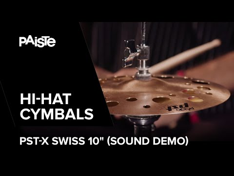 PAISTE PST-X Swiss Hi-Hat 10 " played by Noah Fürbringer (SOUND DEMO)