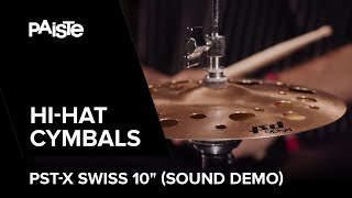 Video thumbnail for PAISTE PST-X Swiss Hi-Hat 10 " played by Noah Fürbringer (SOUND DEMO) by GEWA Drums