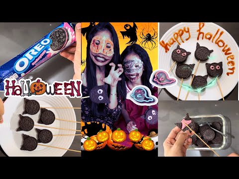 SAM AND THE SAFER HALLOWEEN COSTUME👻🎃💀OREO BAT COOKIES🦇🦇💀SAM CHANNEL❤️🎃🎃