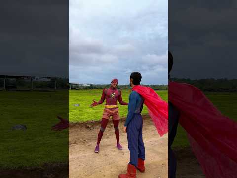 Flash ⚡️vs  Super man 🦸🏻‍♂️ #humor #comedia #superman #flash #dc