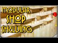 FRENCH CLEAT SHOP SHELVES | One Sheet of Plywood | A Glimpse Inside How To