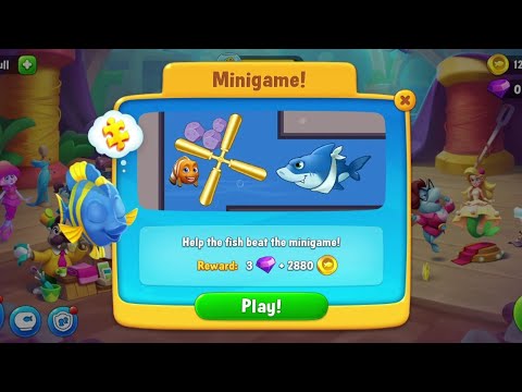 @Fishdom Win Strikes Level 5897 - Super Hard Level 5900 and Minigame!