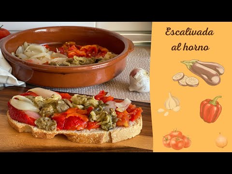 🍆 RECETA TRADICIONAL DE ESCALIVADA AL HORNO 🍅 escalibada tradicional