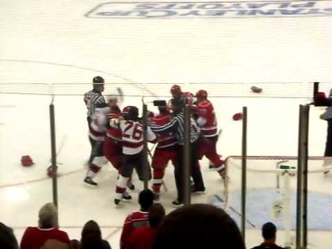 Devils @ Hurricanes game 6 Fight!