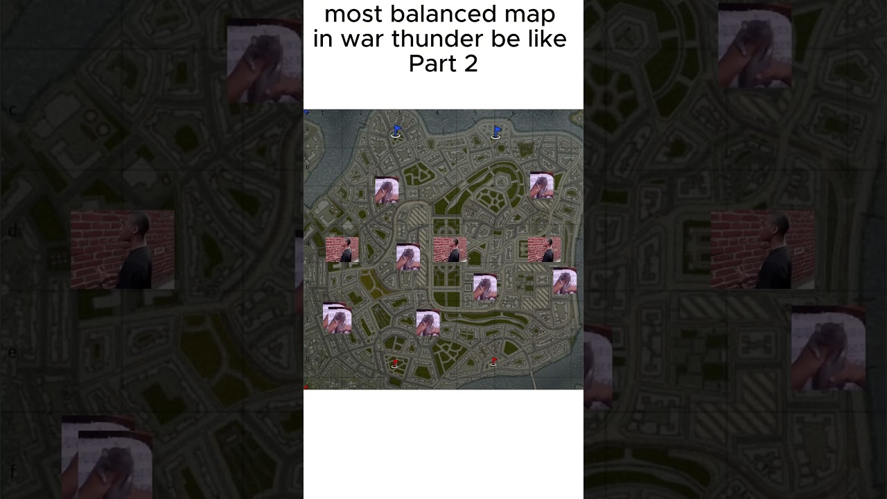 most balanced map in war thunder be like part 2  #warthunder #warthundermemes