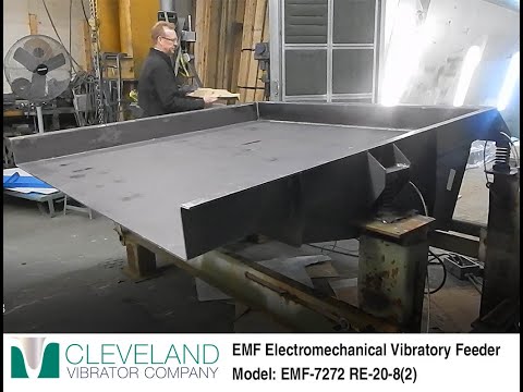 Electromechanical Vibratory Feeder for Dense Wire-Laden Material - Cleveland Vibrator Co.