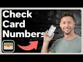How To Check Apple Pay Card Number
