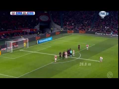 FREE KICK GOAL HAKIM ZIYECH VS EXCELSIOR 14/12/2017