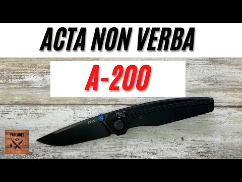 Acta non Verba A-200 Pocketknife. Fablades Full Review