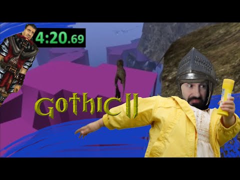 Gothic 2 (NotR) Speedrun in 4:20 WORLD RECORD!! by Kajet