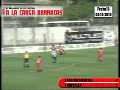 Barracas Central 2-1 Temperley (Fecha 13 - 09/10/2010)