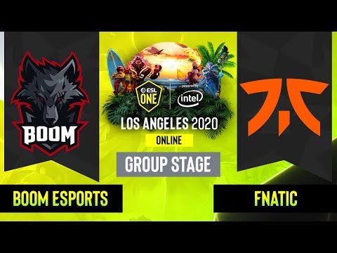 Dota2 - Fnatic vs. BOOM Esports - Game 3 - Group Stage - SEA - ESL One Los Angeles