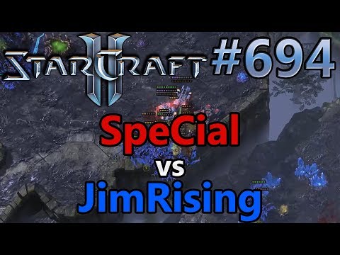 SpeCial (T) vs JimRising (Z) | Starcraft 2: Replay-Cast #694 [German]