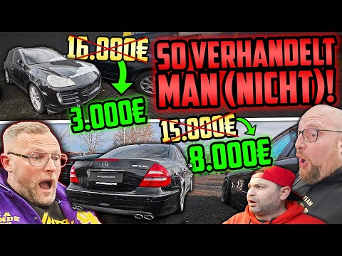 Autohändler PLATZT der KRAGEN! - Besuch in Dresden - FEILSCHEN mit MARCO, ENRICO & MUTLU!