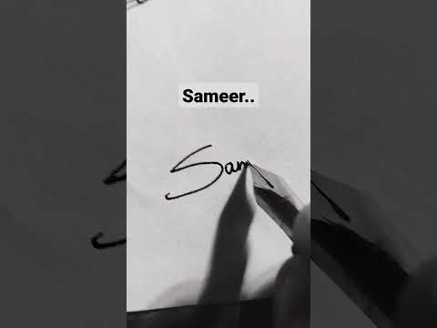 Make a Cool Signature of name Sameer.. Viraal 😊😊Short..###.