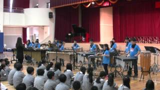 104.10.29A團比賽前校內表演