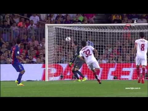 Barcelona 3 - 0 Sevilla ÖZET 18.08.2016