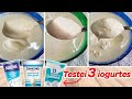 TESTEI 3 MARCAS DE IOGURTE PARA FAZER IOGURTE NATURAL CASEIRO TAMIRES MOTA