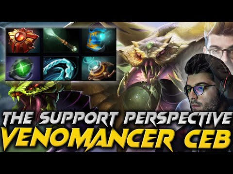 Crazy Play Ceb Venomancer The Support - Dota 2 Pro Gameplay 7.35D #ceb #venomancer