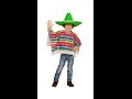 Mexikansk poncho, barn video