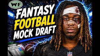 Live Fantasy Football Mock Draft  w/Fantasy Football Counselor - Aug. 24
