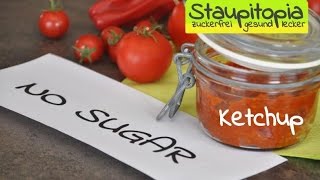 Curryketchup ohne Zucker! Low Carb Ketchup selber machen mit Xucker Light / Erythrit