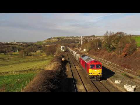 DB Cargo 60039 “Dove Holes” Arpley Sidings - Tunstead Sidings @ New Mills South Jn 1/2/21