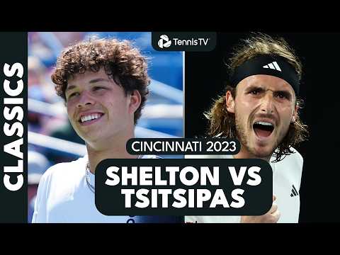 Ben Shelton vs Stefanos Tsitsipas Close Encounter ⚔️ | Cincinnati 2023 Extended Highlights