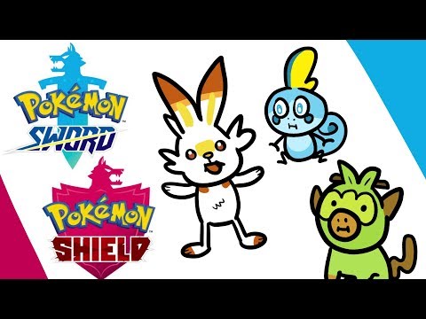 Le EVOLUZIONI degli starter di POKÉMON SPADA e SCUDO!