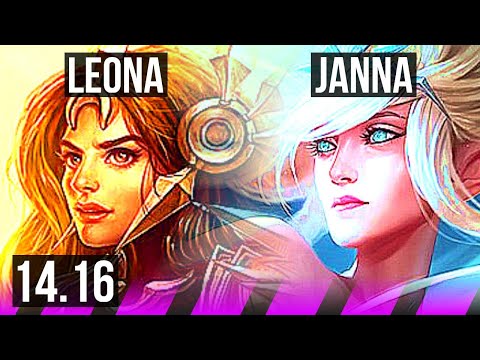 LEONA & Kai'Sa vs JANNA & Jhin (SUP) | 68% winrate, 0/2/10 | BR Grandmaster | 14.16