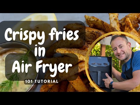 HOW TO MAKE CRISPY STEAK FRIES IN AIR FRYER VIDEO. EASY RECIPE OF THE BEST FRENCH FRIES.