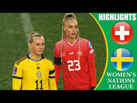 Switzerland vs Sweden || HIGHLIGHTS || UEFA Women's Nations League 2023/24