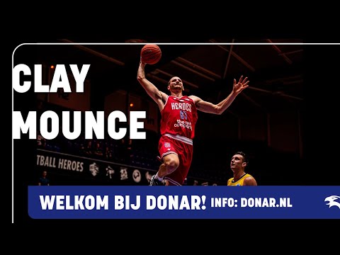 Clay Mounce komend seizoen in Donar-blauw!