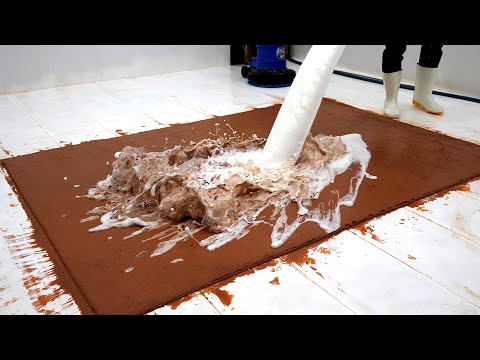 Thick Mud Mixed with Foam Came Pouring Out… Pure Satisfaction – Carpet Cleaning ASMR