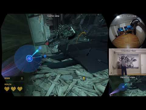 Virtual Reality redirected walking test with Half Life: Alyx