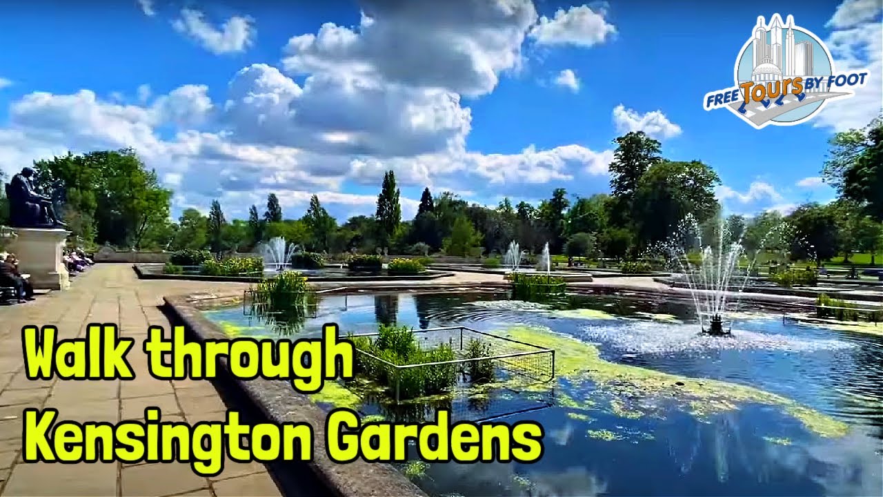 Embark on an enchanting walking tour through the Kensington Gardens.