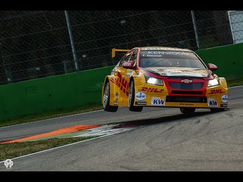 WTCC 2017 official test Autodromo Nazionale Monza-pure sound,practice starts and mistakes