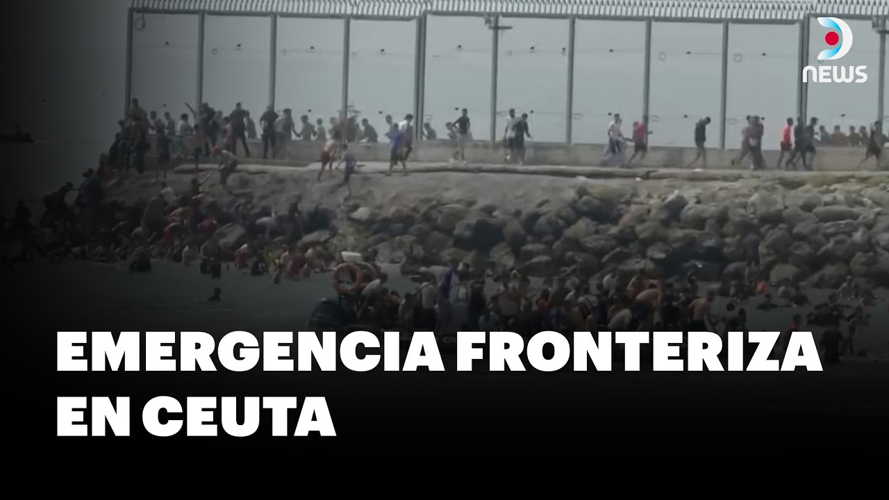 Miniatura HD: CRISIS MIGRATORIA: Miles de personas intentan ingresar a Ceuta nadando | DNews