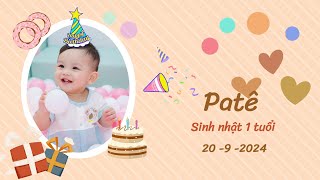 Sinh nhật Patê 1 tuổi - 01
