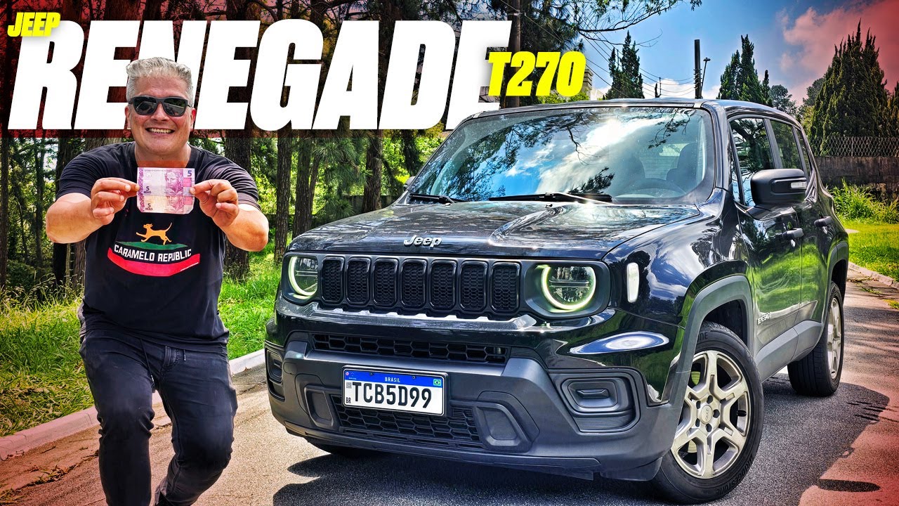 Jeep Renegade T270 - POR MENOS DE R$ 120 MIL ELE É O MELHOR CUSTO-BENEFÍCIO DO BRASIL? SAIBA TUDO!