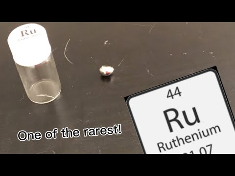 Ruthenium- One of the rarest metals!